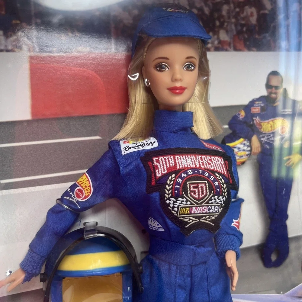 1998 NASCAR 50th Anniversary Barbie #20442 Collector Edition NRFB Mattel Vintage